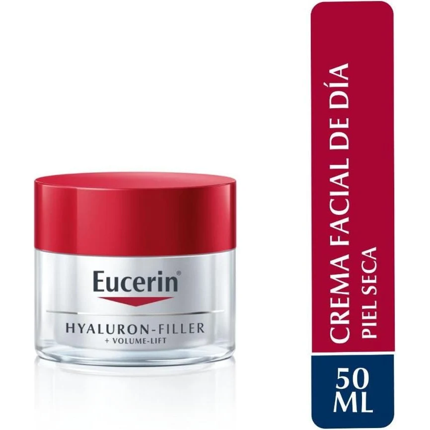 Crema Facial de Día Eucerin Hyaluron-Filler + Volume-Lift FPS15 Piel Seca 50 ml