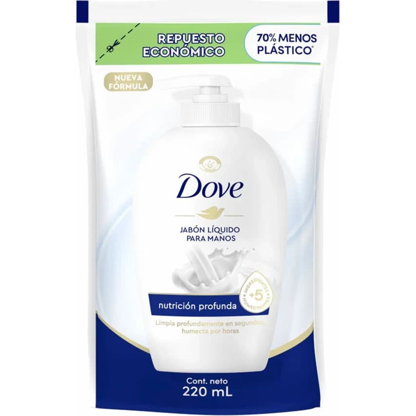 Jabón Líquido Dove Beauty Cream Wash 220 ml