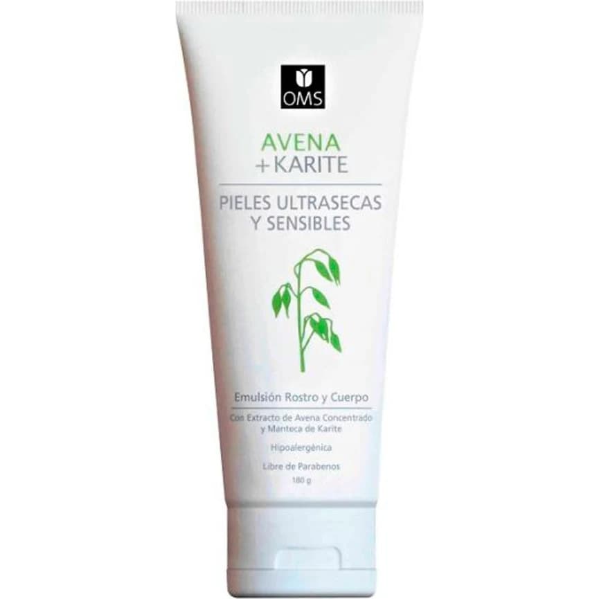 Emulsión Rostro y Cuerpo Ultra Hidratante con Avena y Karité 180 g