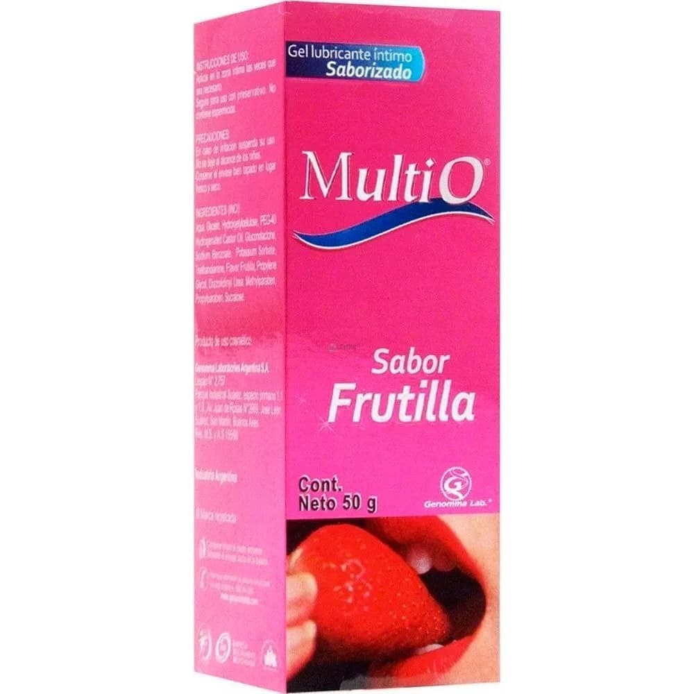 Gel Lubricante Íntimo Multi-O Frutilla 50 g
