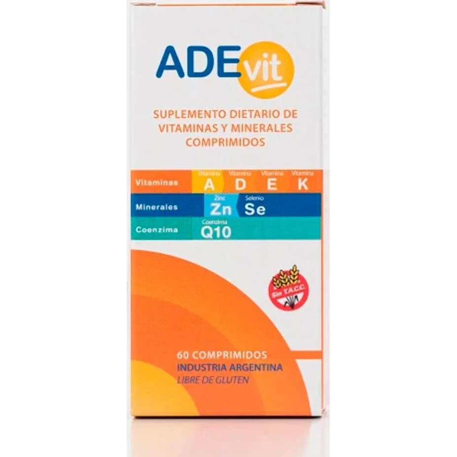 Adevit Suplemento Polivitamínico Polimineral x 60 Comprimidos