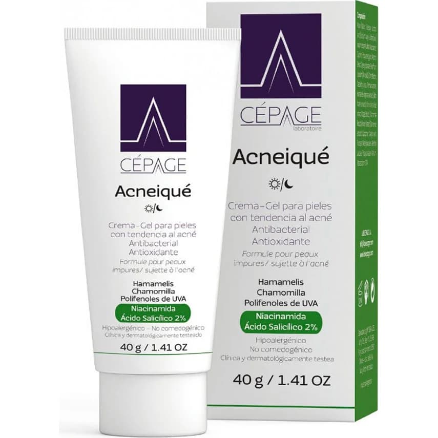 Gel Crema Facial de Día Cepage Acneique 40 g
