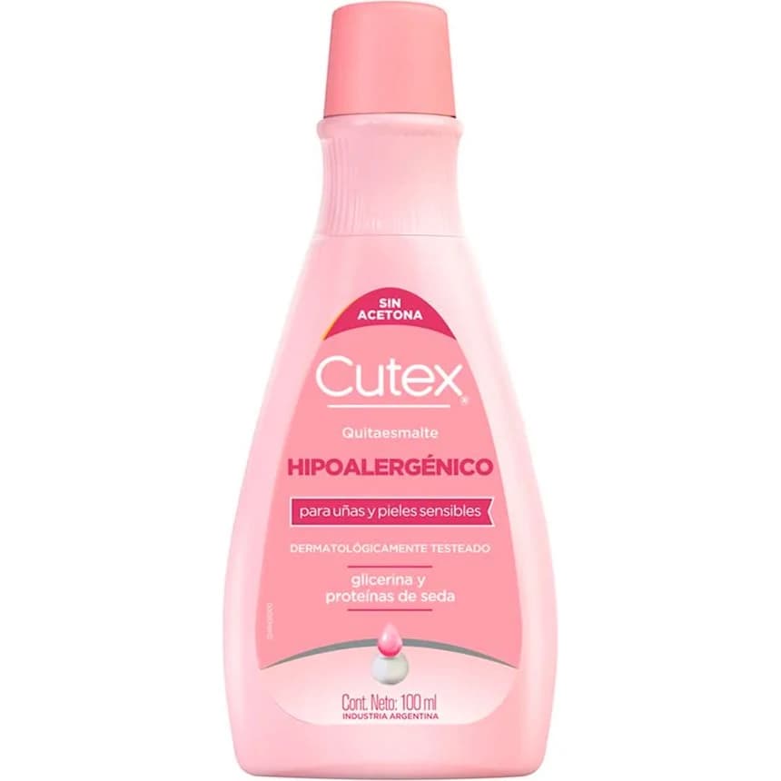 Quitaesmalte Cutex Hipoalergénico 100 ml