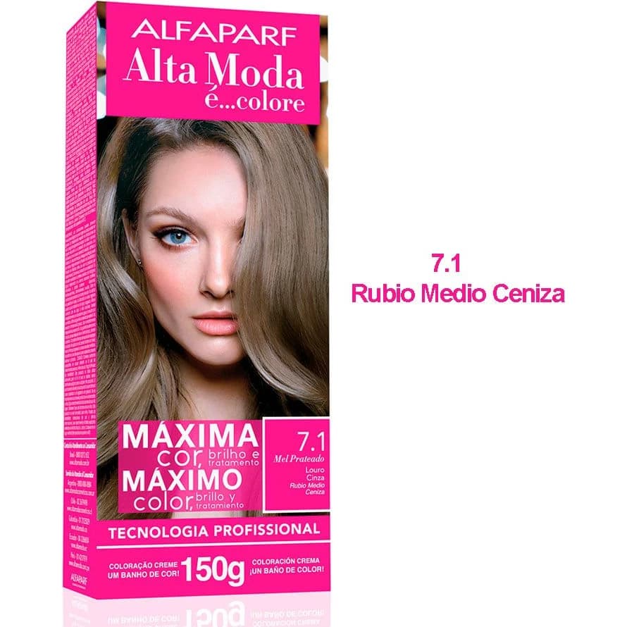 Kit de Coloración Alta Moda Tono 7.1