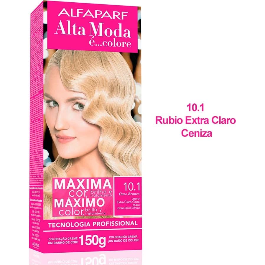 Kit de Coloración Alta Moda Tono 10.1