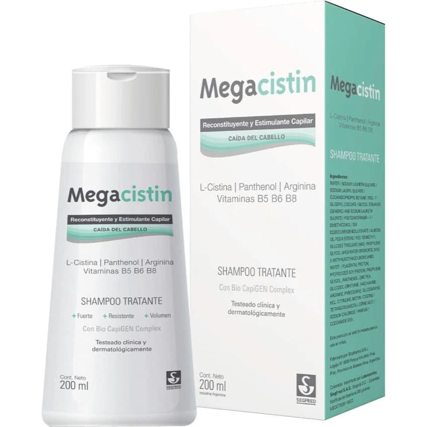 Shampoo Megacistin Caída del Cabello 200 ml