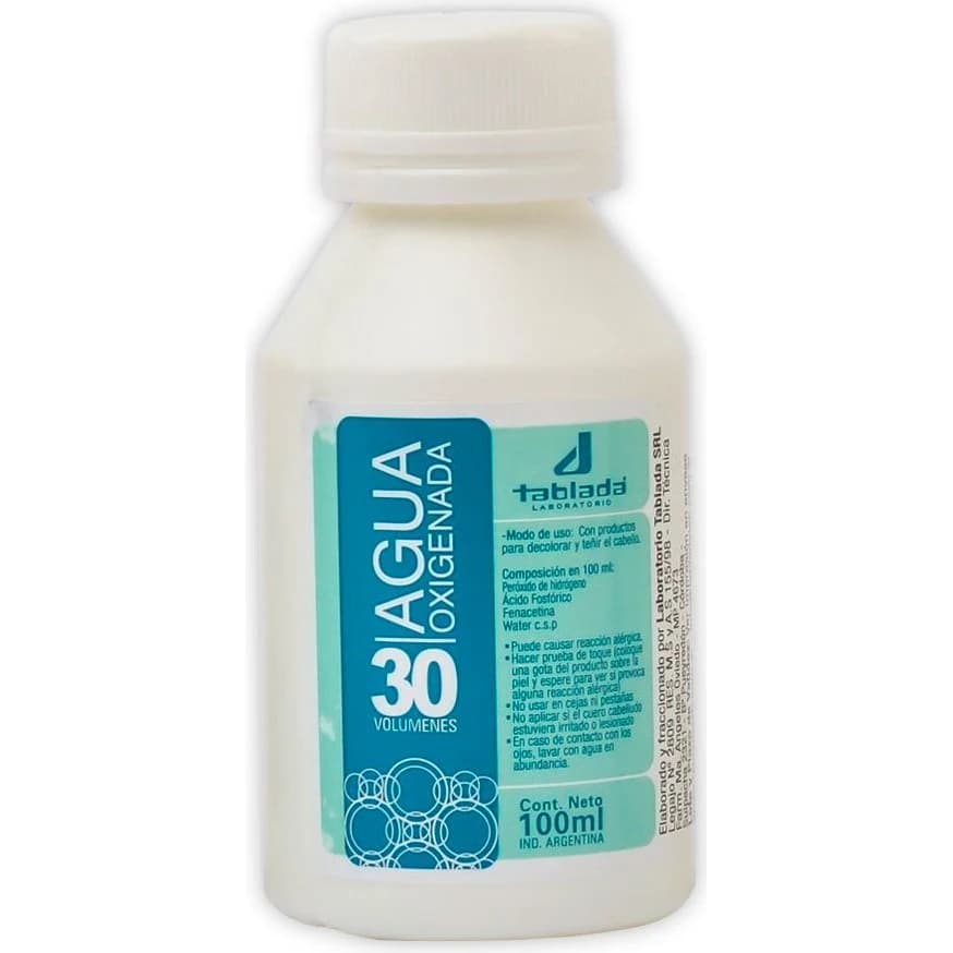 Agua Oxigenada 30 Volúmenes Tablada 100 ml
