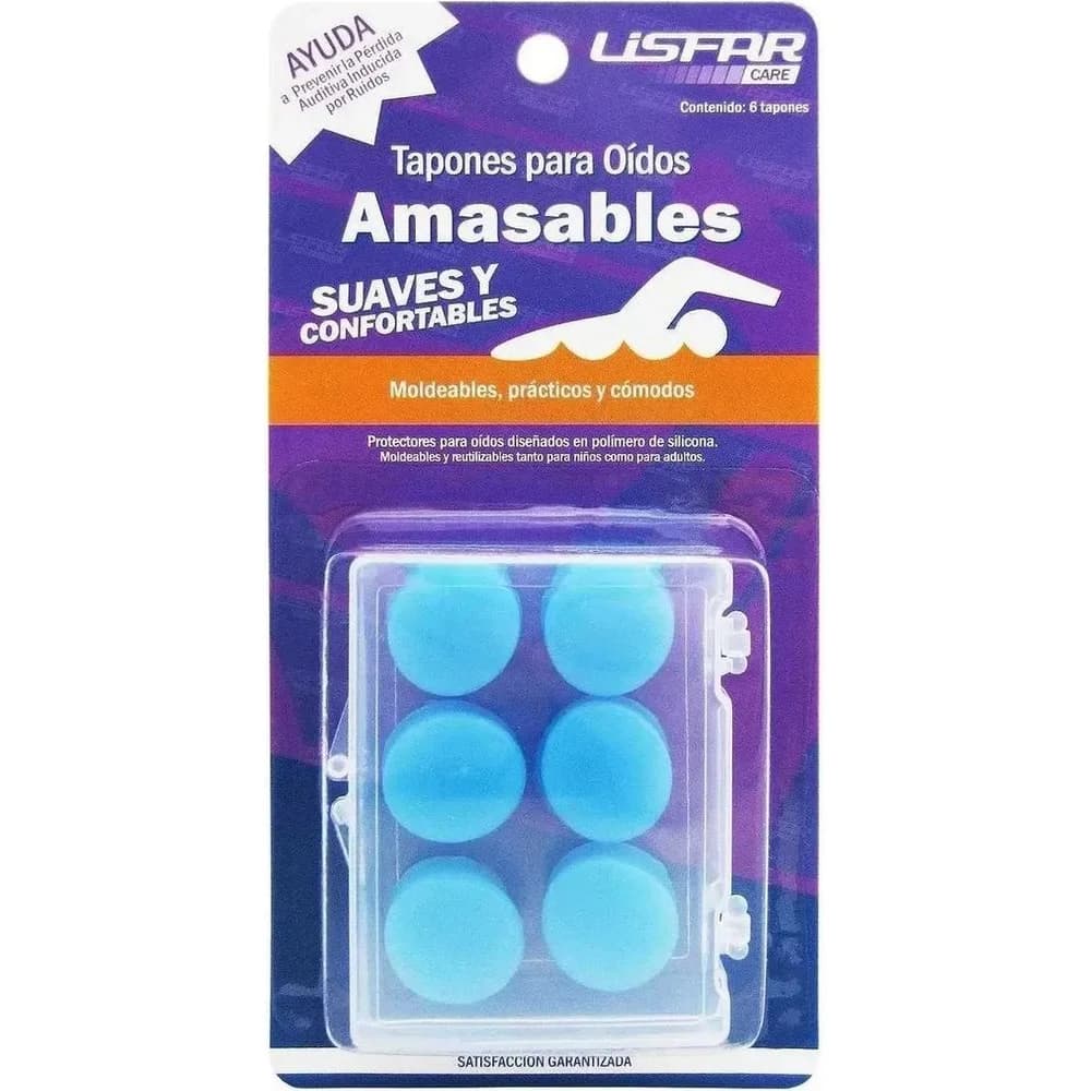 Tapones para Oídos Lisfar x 6