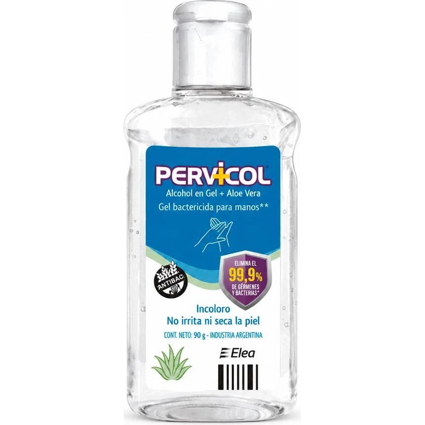 Alcohol en Gel Pervicol 100 ml con Aloe