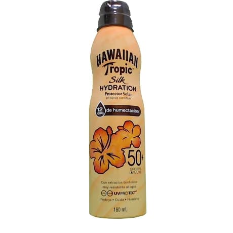 Protector Solar Hawaiian Tropic Silk Hydration FPS 50 Spray Continuo 180 ml