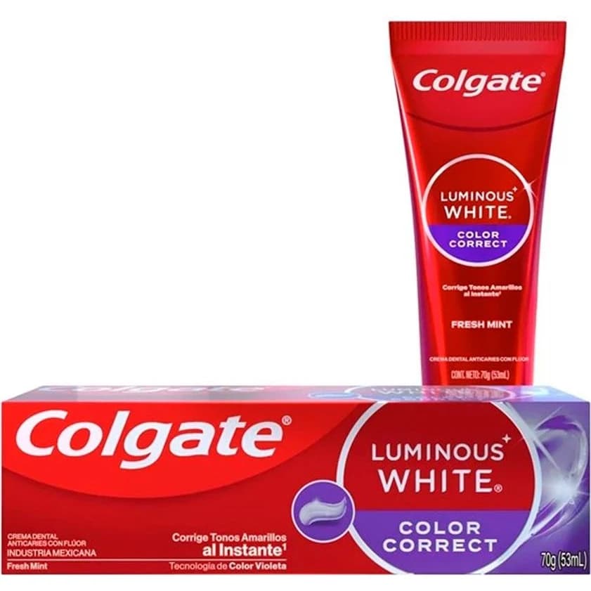 Crema Dental Colgate Luminous White Color Correct 70 g