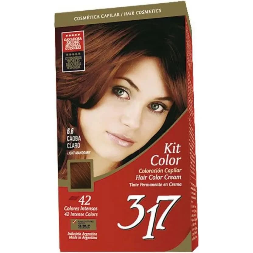 Kit de Coloración Capilar Hedaly Tono 6.6 Caoba Claro