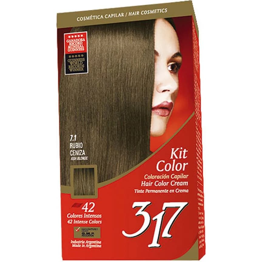 Kit de Coloración Hedaly Rubio Ceniza Tono 7.1