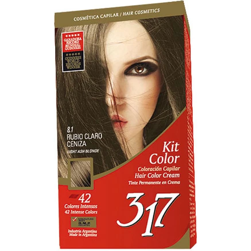 Kit de Coloración Hedaly Rubio Claro Ceniza Tono 8.1