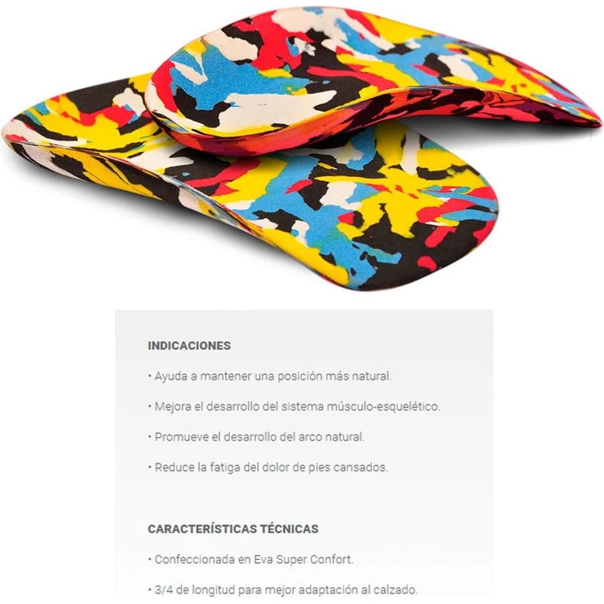 Plantilla Pediátrica L para Ortopedia