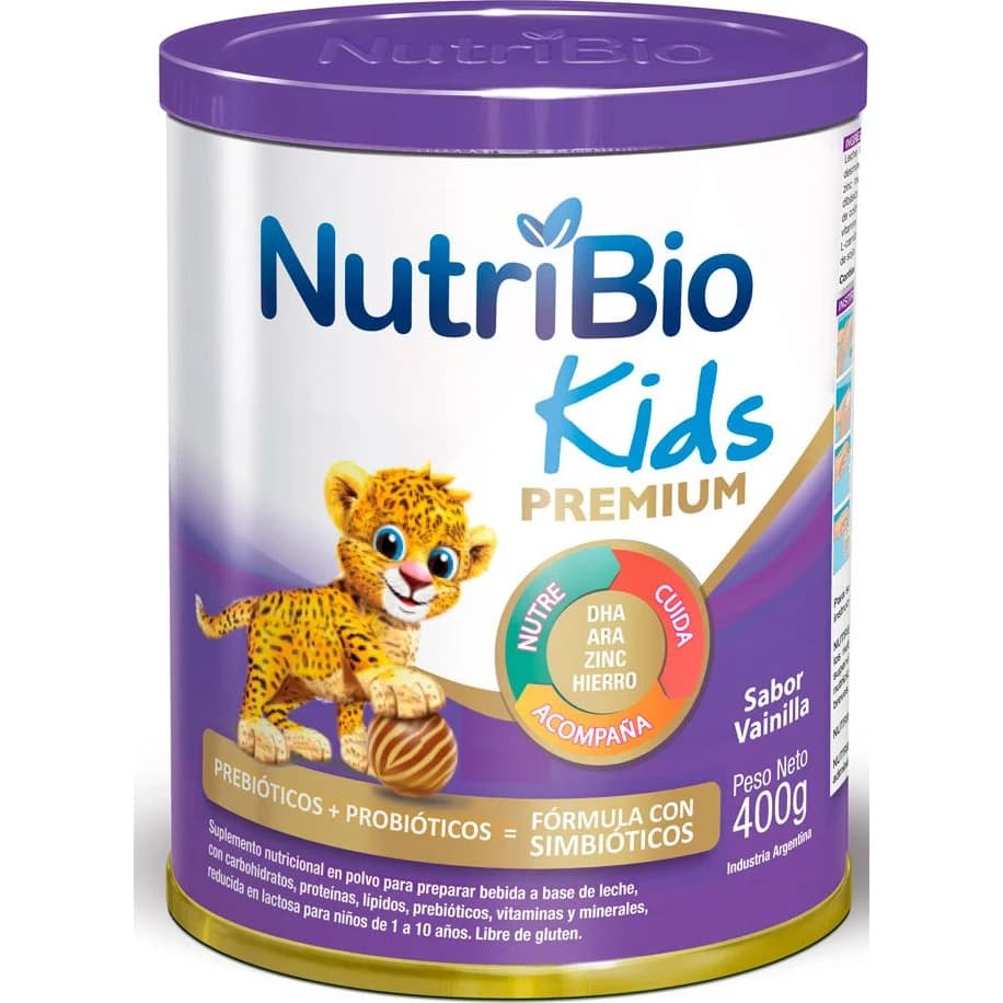 Suplemento Nutricional Ethical Nutrition NutriBio Kids Lata 400 g