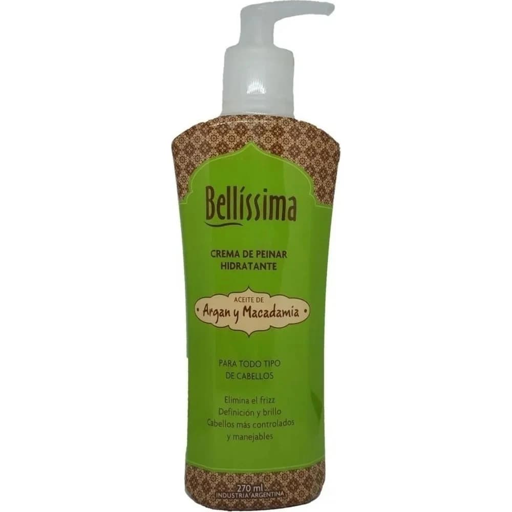 Crema para Peinar Bellissima Argán 270 ml