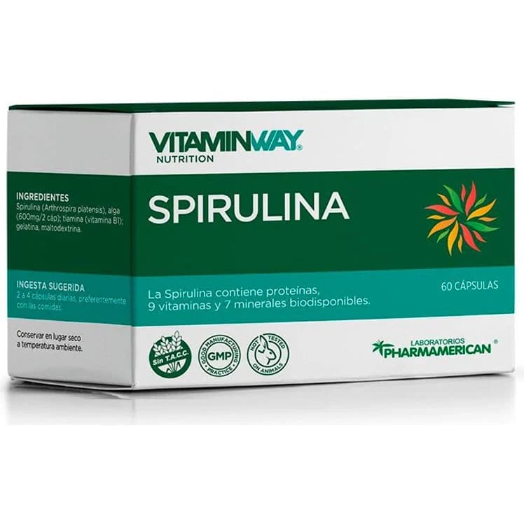 Vitamin Way Spirulina 60 Cápsulas