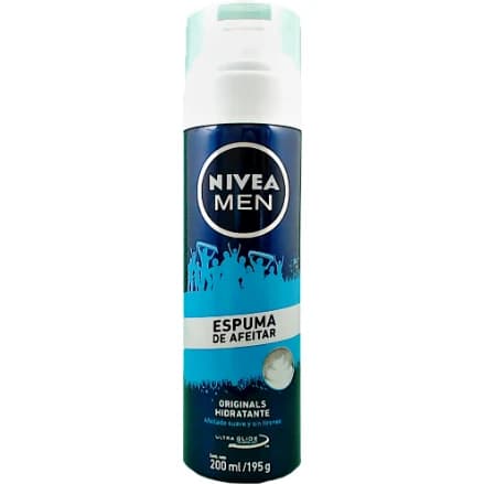 Espuma de Afeitar Nivea Men Hidratante 200 ml