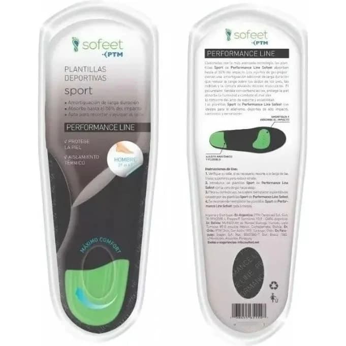 Plantilla Sofeet Sport Hombre