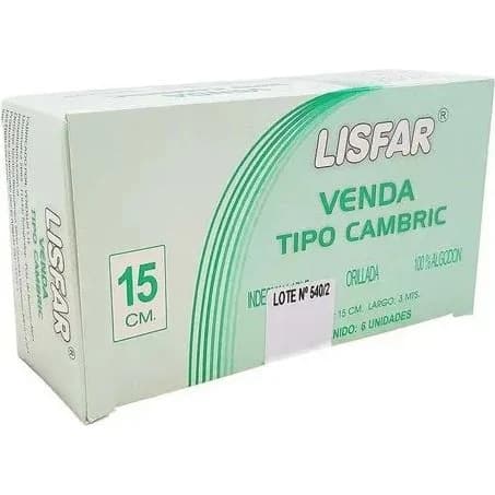 Venda Cambric Lisfar N° 15 x 6