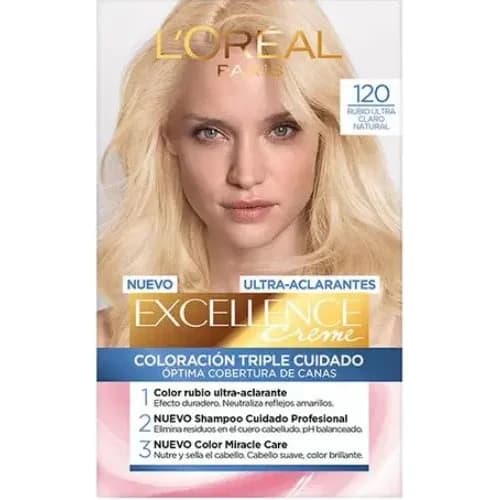 Excellence Crème Kit Coloración Capilar 120 Rubio Ultra Claro Natural