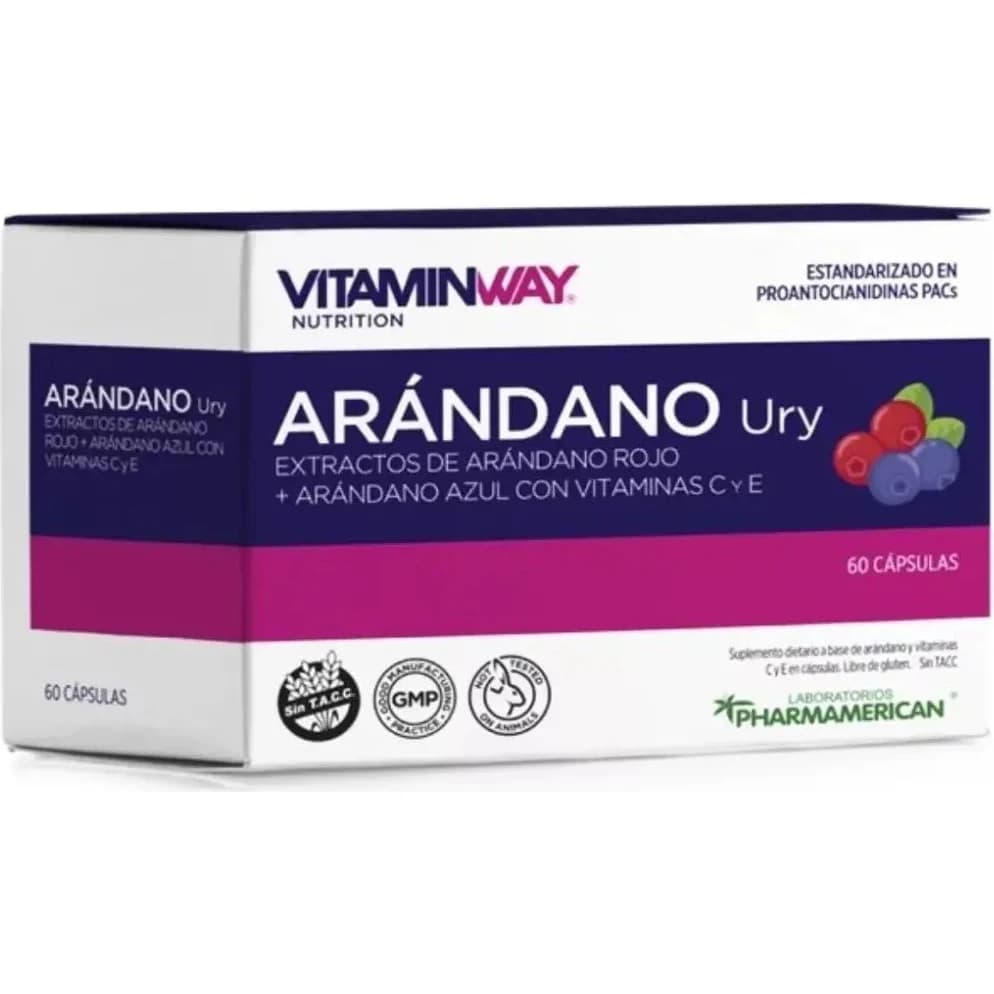 Vitamin Way Arándano Ury 6 Blísteres x 10 Cápsulas