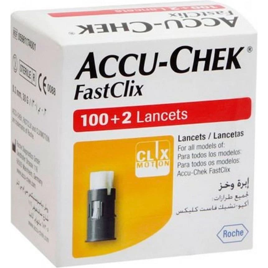 Lancetas Accu-Chek FastClix x 102 Unidades