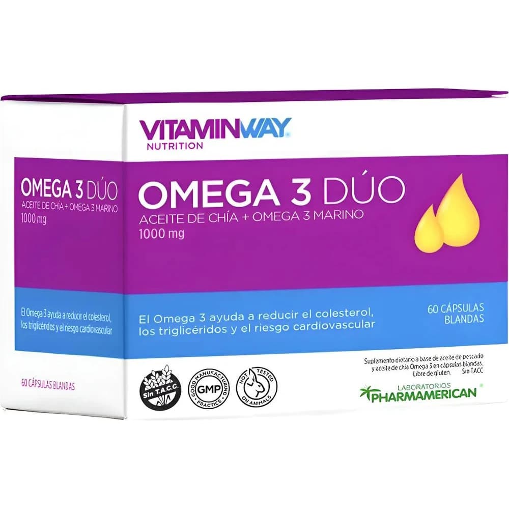 Omega 3 Vitamin Way Duo 6 Blísters x 10 Cápsulas