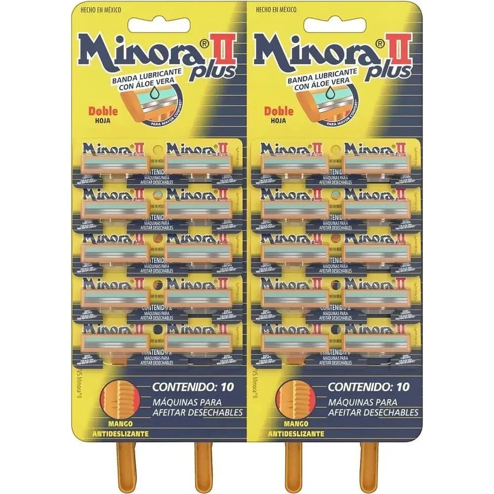 Máquina de Afeitar Minora II Plus x 1 Unidad