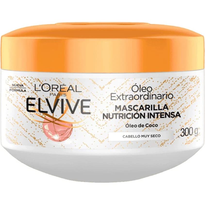 Crema de Tratamiento Capilar L'Oréal Elvive Óleo Coco 300 ml