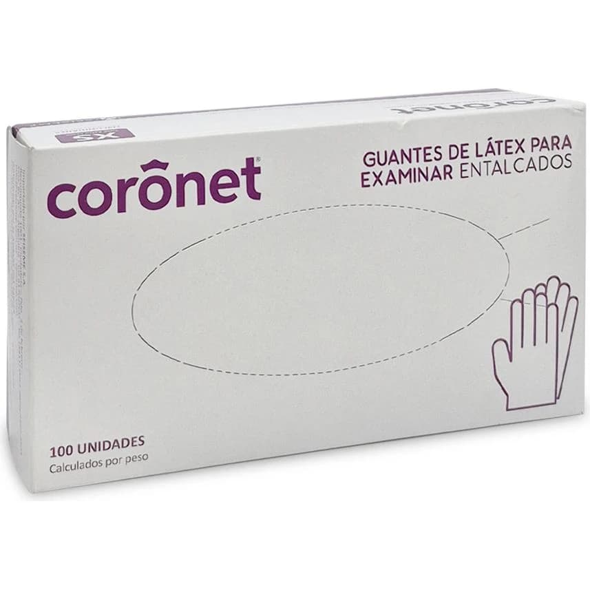 Guantes de Examinación Coronet Talle Extra Chico x 100