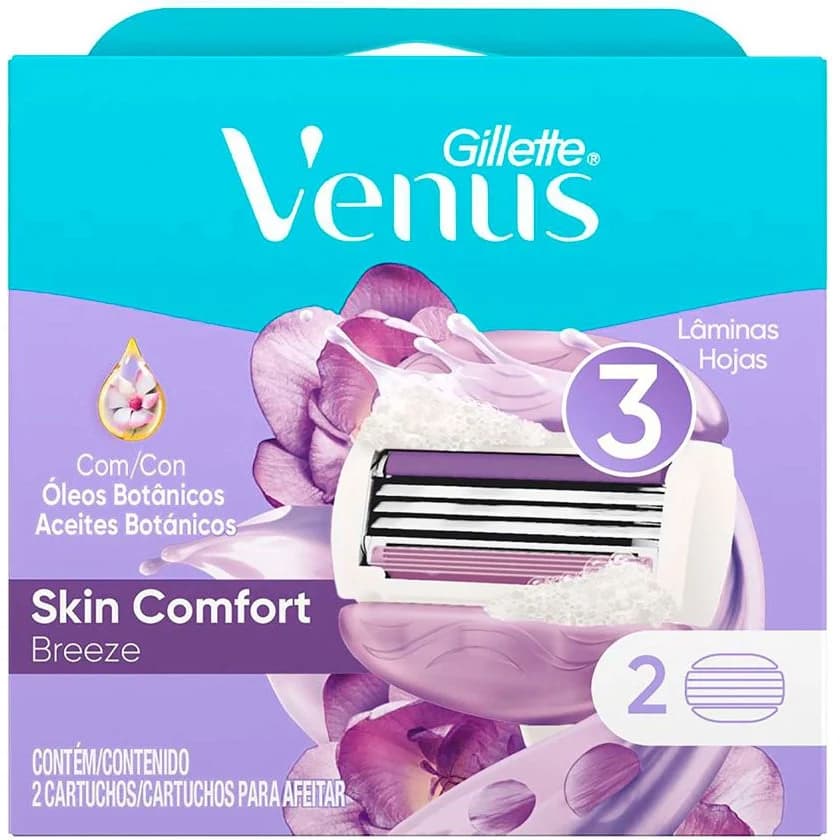 Repuestos para Afeitadora Gillette Venus Breeze x 2