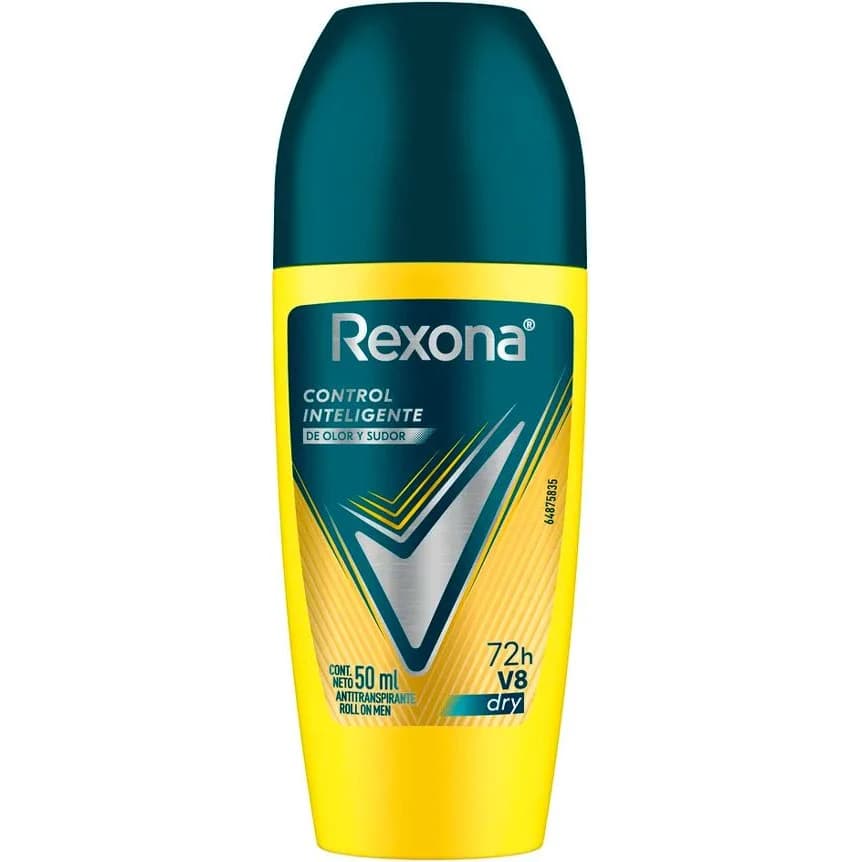 Antitranspirante Roll-On Rexona V8 50 ml