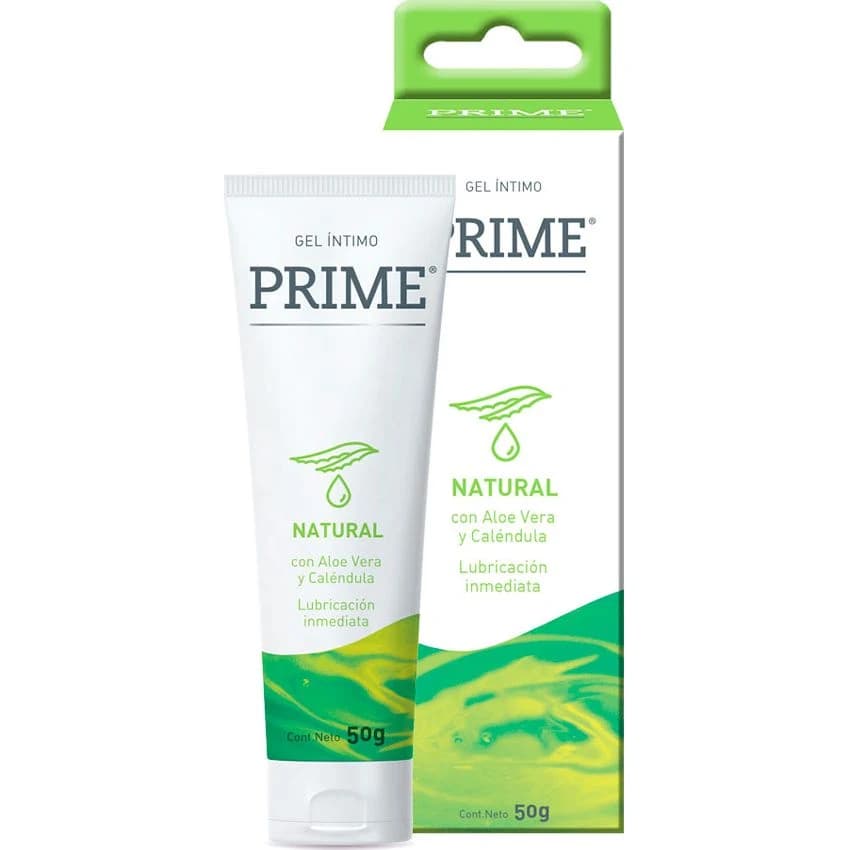 Gel Íntimo Prime Sensitive Natural con Aloe Vera y Caléndula 50 g