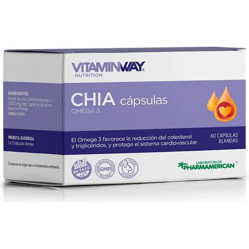 Suplemento de Chía Vitamin Way 60 Cápsulas