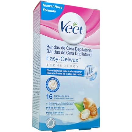 Bandas Depilatorias Veet Axilas y Bikini x 16
