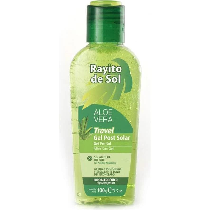 Gel Post Solar con Aloe Vera Rayito de Sol Travel 100 g
