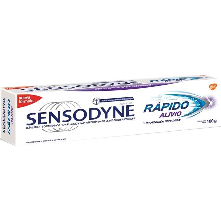 Crema Dental Sensodyne Rápido Alivio 100 g