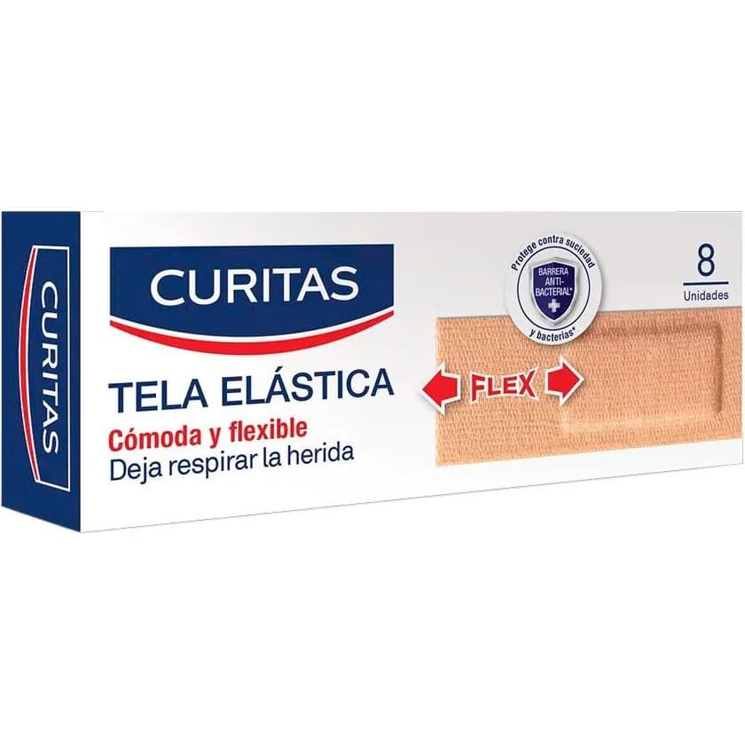 Curitas Apósitos de Tela x 8 Unidades