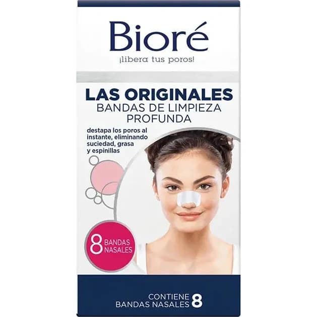 Bandas de Limpieza Facial Bioré Profunda x8