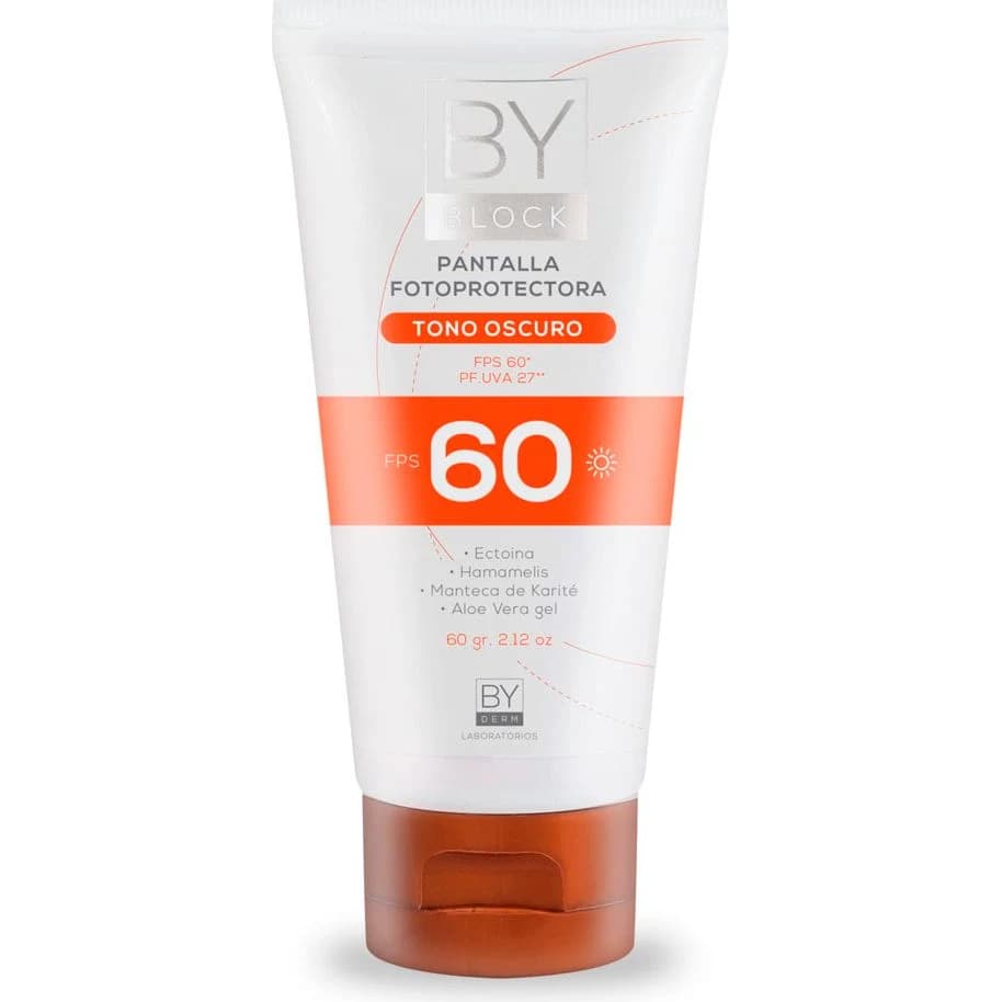 Pantalla Solar By Block FPS 60 Tono Oscuro 60 g