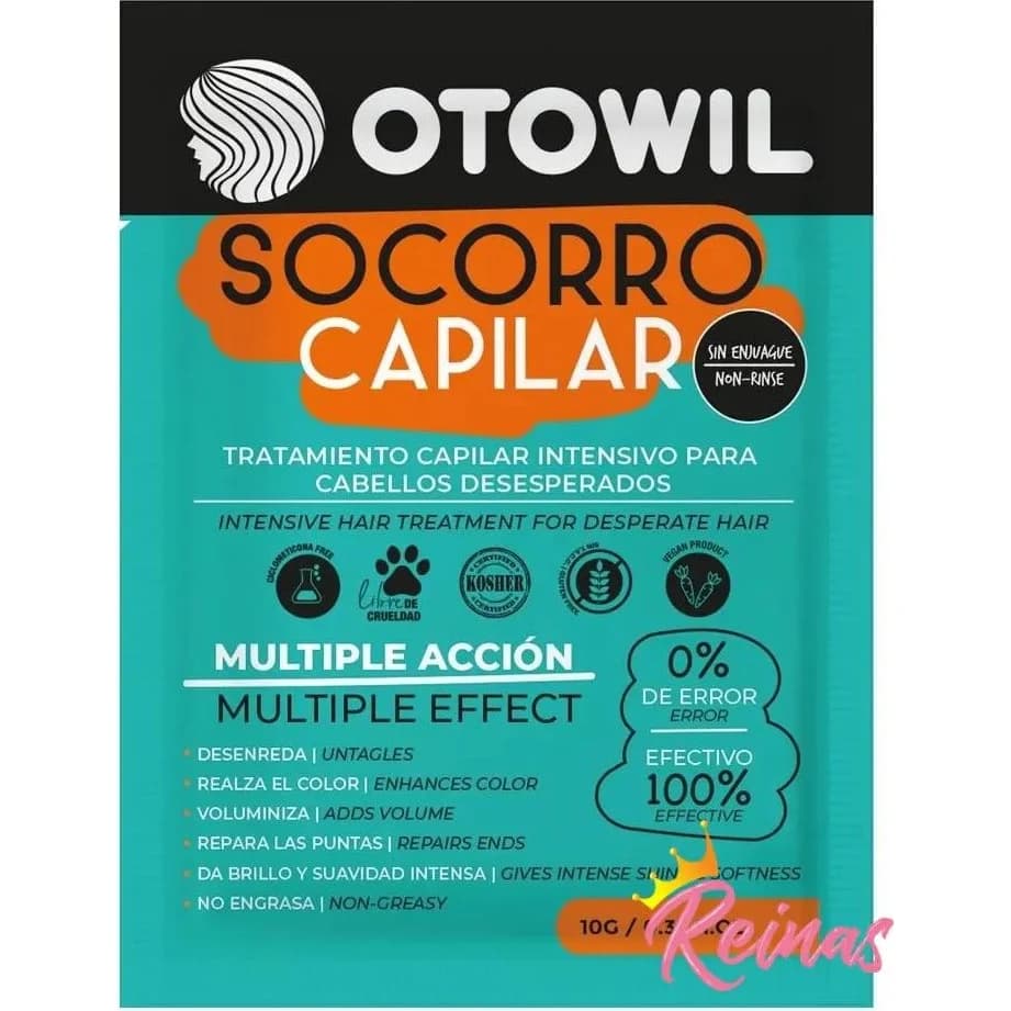 Tratamiento Capilar Otowil Socorro Capilar Sobre x 1
