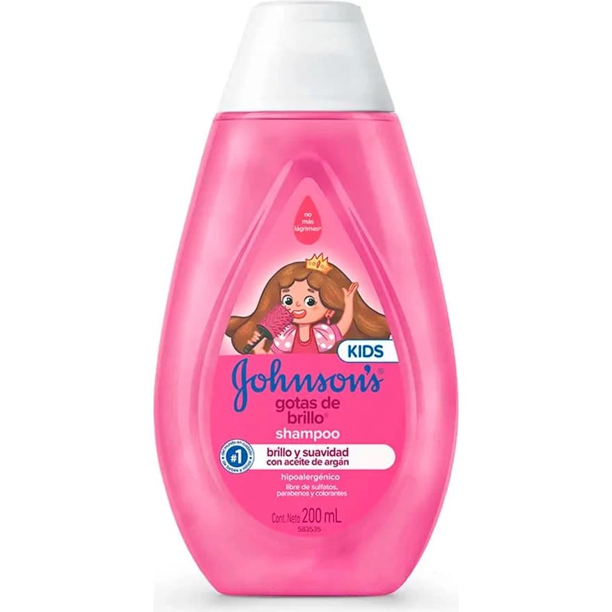 Shampoo Johnson's Baby Gotas de Brillo 200 ml