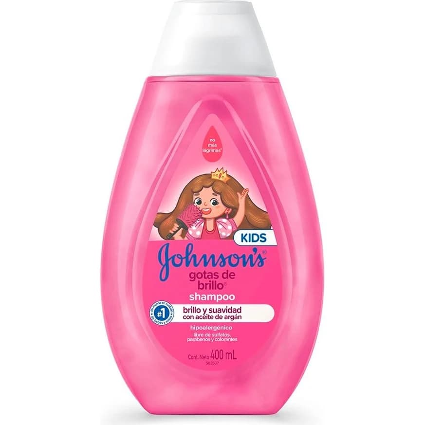 Shampoo Johnson's Baby Gotas de Brillo 400 ml