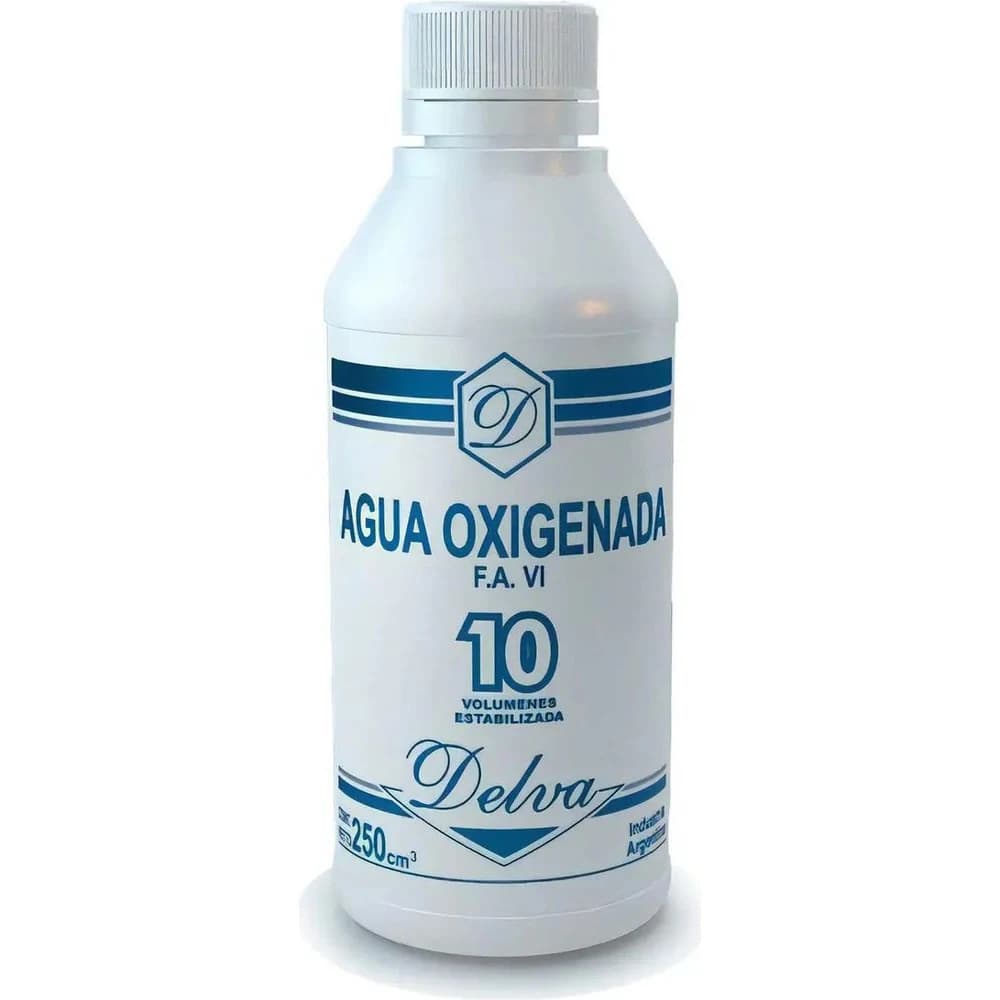 Agua Oxigenada Delva 10 Volúmenes 250 ml