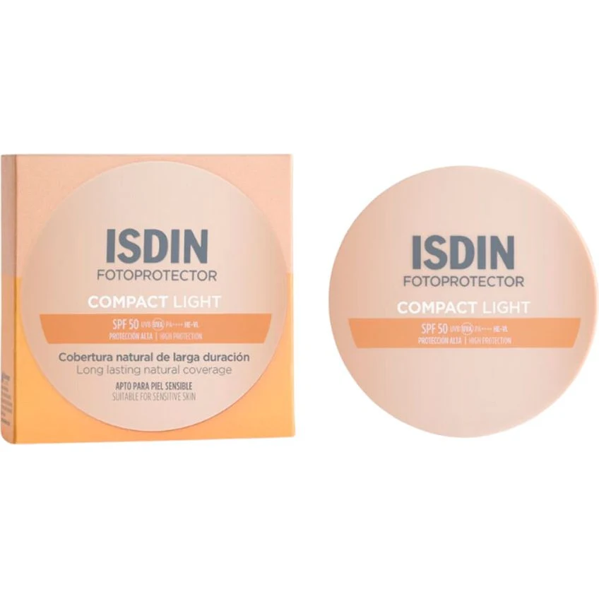 Protector Solar Compacto ISDIN Foto FPS 50 Tono Light 10 g