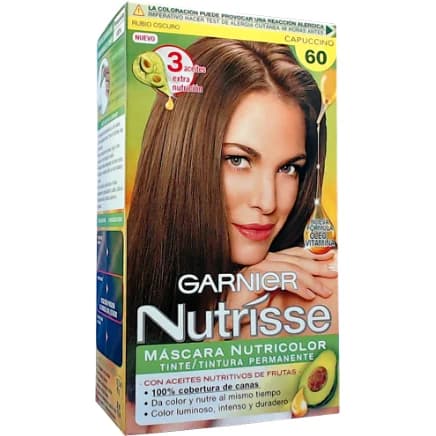 Coloración Permanente Garnier Nutrisse Tono 60 Capuccino