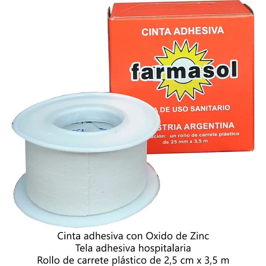 Tela Adhesiva Farmasol 2,5 cm x 3,5 m