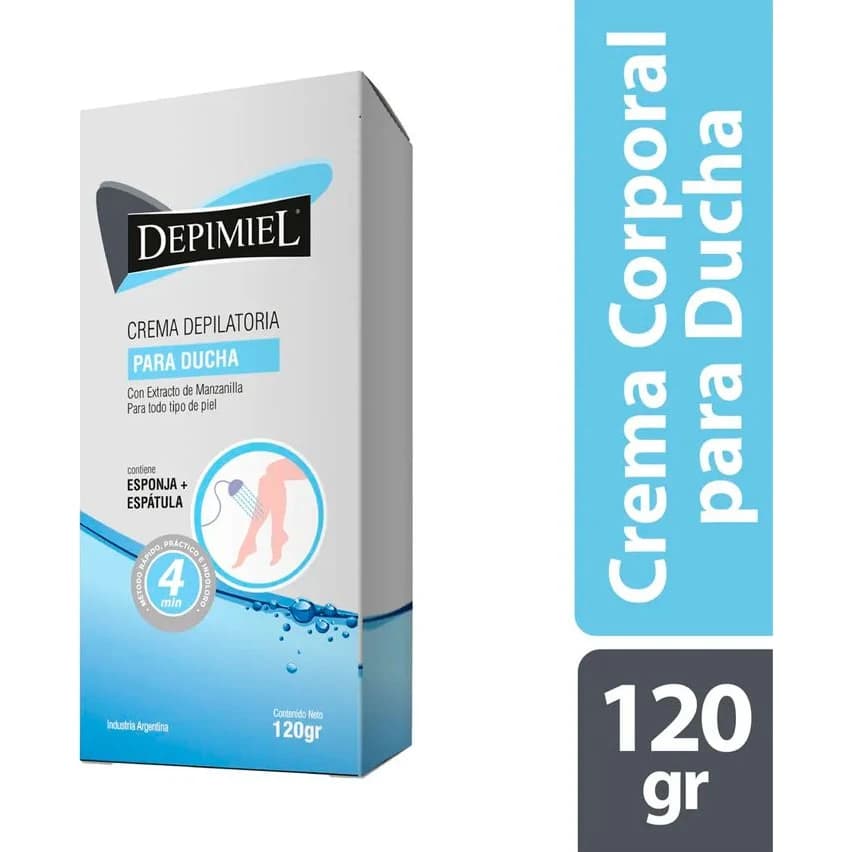 Crema Depilatoria de Ducha Depimiel con Manzana
